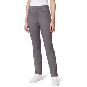 GLORIA VANDERBILT Womens Amanda Classic Tapered Jeans 8 Grey High Rise NWT